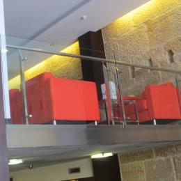 Barandilla inox-vidrio